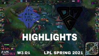 Highlight ES vs OMG All Game LPL Mùa Xuân 2021 | LPL Spring 2021 | eStar Gaming vs Oh My God