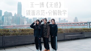 【炸美】王一博《无感》超高颜值镜面翻跳+分解教程｜ACE鑫宝首次舞蹈教学