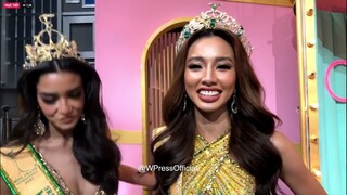 Hoa Hậu Thùy Tiên phỏng vấn cùng Top 5 Miss Grand International 2021 - Media Tour - Behind the scene