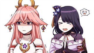 [Genshin Impact mourning picture 18] Shen Zi: My shadow, please do something serious