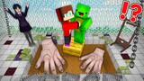 Locked Up In Wednesday Prison in Minecraft - Maizen JJ and Mikey