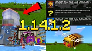 อัพเดท Minecraft 1.14.1.2 (Beta) - GamePlay | แขนขวาเรากลับมาแล้ว!! และผึ้งโจมตีเราถึงตาย...?