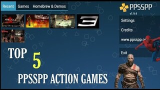 Top 5 Best PPSSPP Action Games For Android