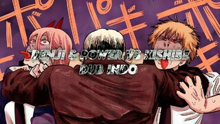 Denji & Power VS Kishibe | Chainsaw Man Dub Indo