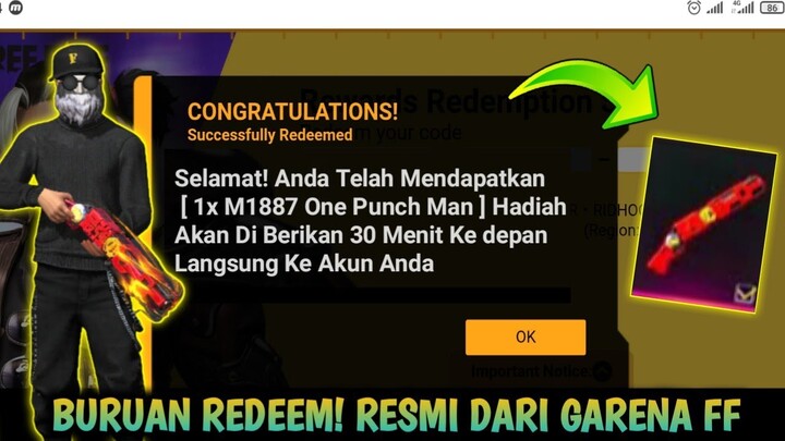 RESMI GARENA! KODE REDEEM FREE FIRE TERBARU HARI INI 21-22 APRIL 2022 | KODE REDEEM M1887 ONE PUNCH