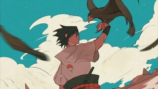 [Sasuke] The Snake of the Creeping Earth is dreaming of flying and finally disappears into the eagle