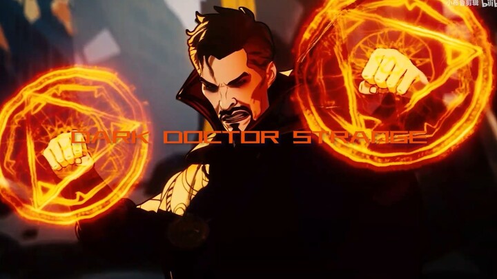 A clip of Doctor Strange in "WHAT IF"