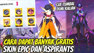 CARA DAPAT SKIN ASPIRANTS DAN EPIC GRATIS ! GUE BUKTIKAN DEMI KALIAN