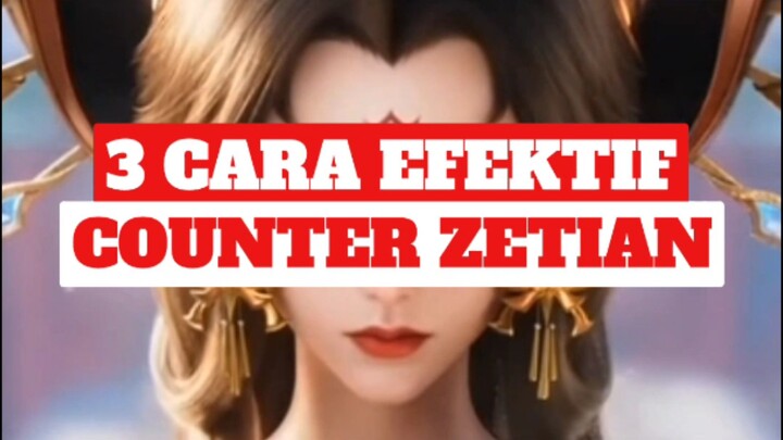 3 CARA EFEKTIF COUNTER ZETIAN