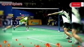 CROSS NET SHOT _  INCREDIBLE Skill of Lee Chong We