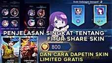CARA DAPETIN SKIN LIMITED GRATIS & DAN FITUR SEMUA SKIN JADI GRATIS⁉️DI EVENT UNDANG TEMAN KEMBALI‼️