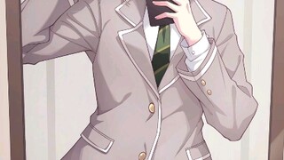 (mujica) Hatsuka wearing the school uniform of Yugaoka