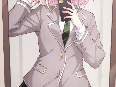 (mujica) Hatsuka wearing the school uniform of Yugaoka