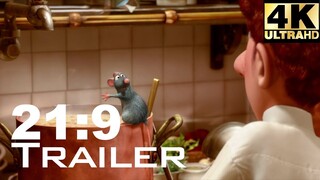 [21:9] Ratatouille (2007) Ultrawide 4K Trailer (Upscaled) | UltrawideVideos