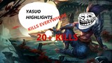 League Of Legends VideogameMrJ old Yasuo Highlights