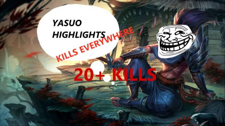 League Of Legends VideogameMrJ old Yasuo Highlights