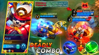 NEW REVAMP AKAI + JOHNSON MAGE BUILD = DEADLY COMBO! | ENEMY CALL US HACKER?! | MLBB