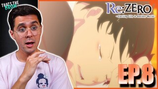 "FINALLY SAVED?" Re:Zero Episode 8 Live Reaction!