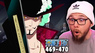 MIHAWK Joins The Battle! | ONE PIECE Ep 469-470 REACTION