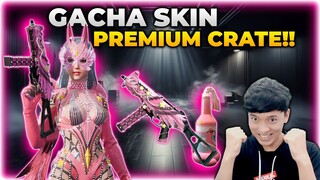 NEKAT GACHA SKIN PREMIUM CRATE , WOW KEREN BANGET SKINNYA DIJAMIN HOKI ?! - PUBG MOBILE