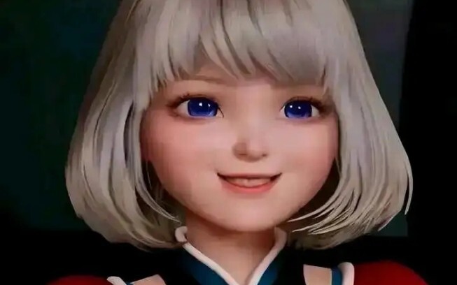 AI round face star pupil