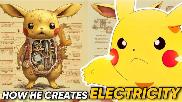 Pikachu’s Anatomy Explained | Breakdown Of Pikachu’s Abilities | Pokemon