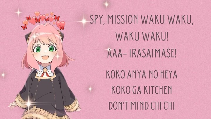 anya waku wakuu❤️ lyrics video