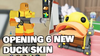 Unboxing 6 New Duck Skin Crate! (TDS UPDATE) | ROBLOX