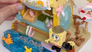 🏖️沉浸式拼装｜海绵宝宝海滩积木🌴