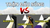 Dude Theft Wars | M16 BLACK VS DESERT SNIPER VS MACHINE GUN