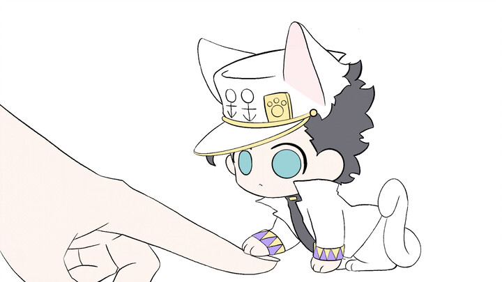 【ติดตาม|JOJO|โจทาโร่】อุ้งเท้าแมวของสีจังอยู่ด้านบน