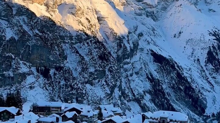 Experience the snow in Mürren Switzerland