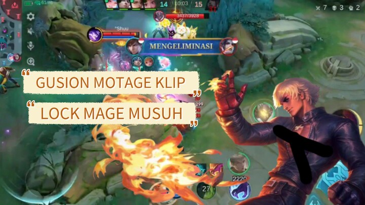 GUSION INSTAN KILL BIKIN MUSUH MENGGIGIL