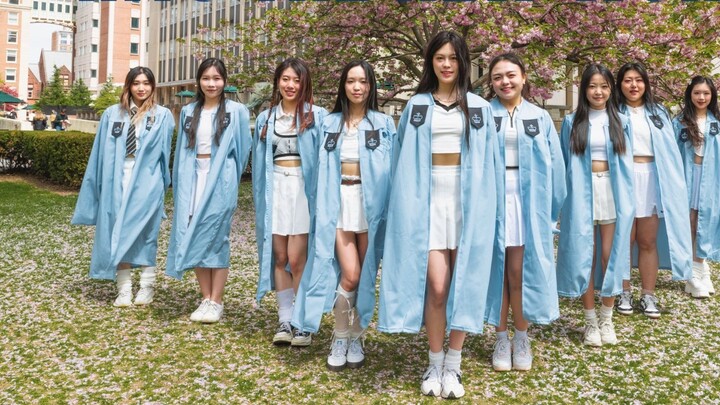 Our Columbia University graduation commemoration💗The world we meet again-Girls' Generation cover dan