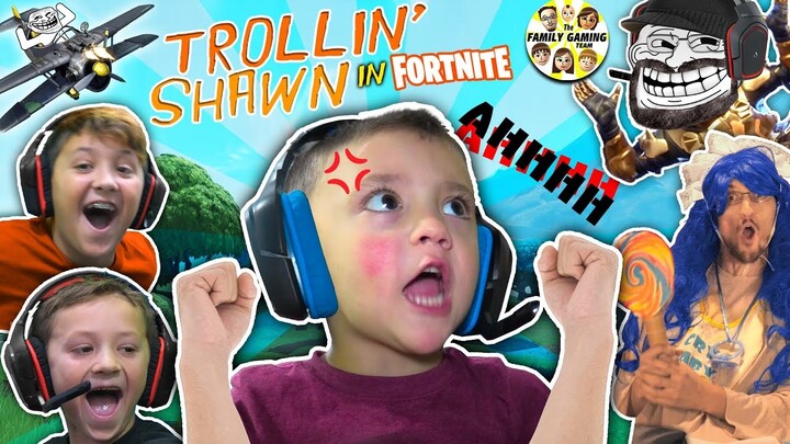 3 YEAR OLD SHAWN, MASTER of FORTNITE! (FGTEEV Trollin' - haha Big Baby)