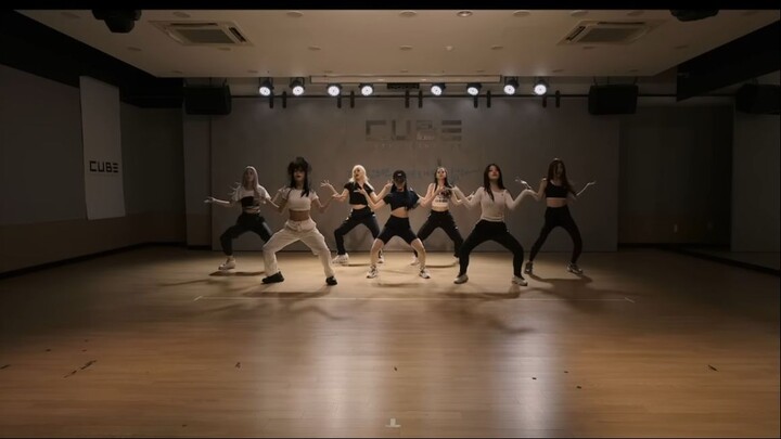 Crystal Clear - 'Helicopter' Dance Practice Mirrored [Full Version] | Kpop