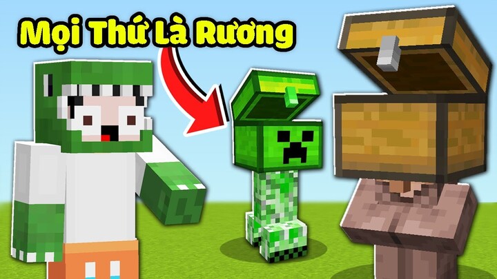 Minecraft Nhưng Biến Mọi Thứ Trở Thành Rương Vô Hạn Đồ Siêu Vip