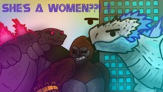 WAIT!.... ?!SHIMU IS A WOMEN?! (GODZILLA X KONG: THE NEW EMPIRE FUNNY ANIMATION)