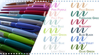 [Gaya Hidup] [Craft] Review Pentel Touch Warna Baru | Memadu warna