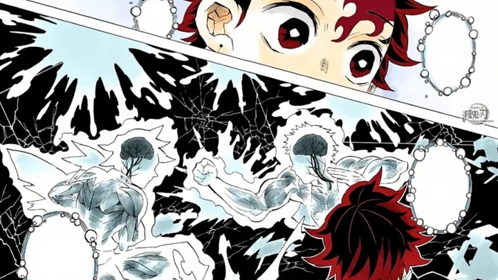 Tanjiro enters the transparent world