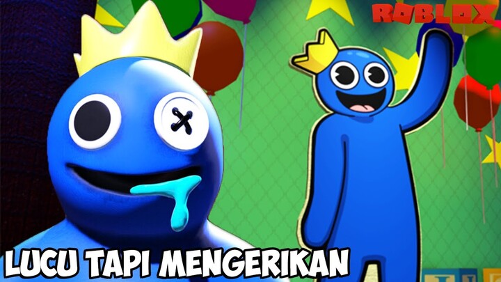 BONEKA BIRU MENGERIKAN YANG SIAP MEMAKAN KALIAN! Roblox Rainbow Friends