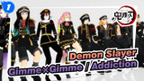 Demon Slayer|[MMD]Gimme×Gimme／Addiction[1080p](All Members Wearig Army Suit)_1