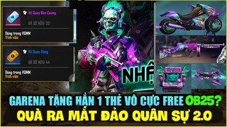 Free Fire | Garena Sẽ Tặng Hẳn Thẻ Vô Cực FREE Sự Kiện Đảo Quân Sự 2.0 Free Fire? | THI BLUE