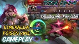 TRYING OUT THE FREE SKIN AND I HAD FUN | ESMERALDA POISON VINE GAMEPLAY | MOBILE LEGENDS