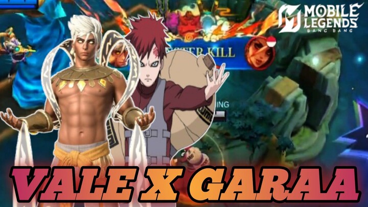 NARUTO X MLBB COLAB. VALE X GARAA .. KEMBALI   MENGGUNCANG LAND OF DOWN❗❗❗❗