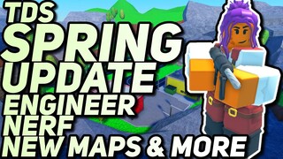 TDS SPRING UPDATE - ENGINEER NERF, PURSUIT NERF, ROCKETEER & MORTAR BUFF - NEW MAPS, ETC!