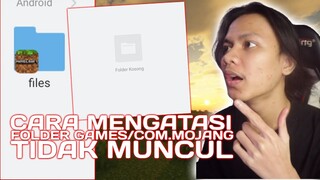 CARA MENGATASI FOLDER "games/com.mojang" TIDAK MUNCUL DI MCPE 1.18 KALIAN !!! Cobain deh smoga bisa