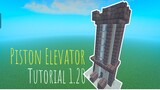 How to make piston elevator in Minecraft