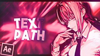 Text Path | After Effects AMV Edit Tutorial