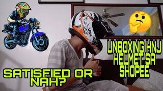 UNBOXING HNJ HELMET | ORDER KO SA SHOPEE 12-12 SALE